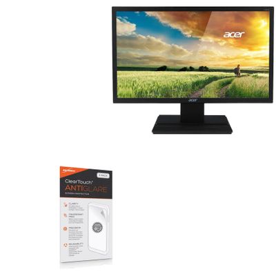BoxWave Screen Protector Compatible with Acer V6 (V206HQL) - ClearTouch Anti-Glare (2-Pack), Anti-Fingerprint Matte Film Skin
