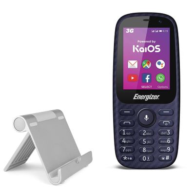 BoxWave Stand and Mount Compatible with Energizer E241 - VersaView Aluminum Stand, Portable, Multi Angle Viewing Sturdy