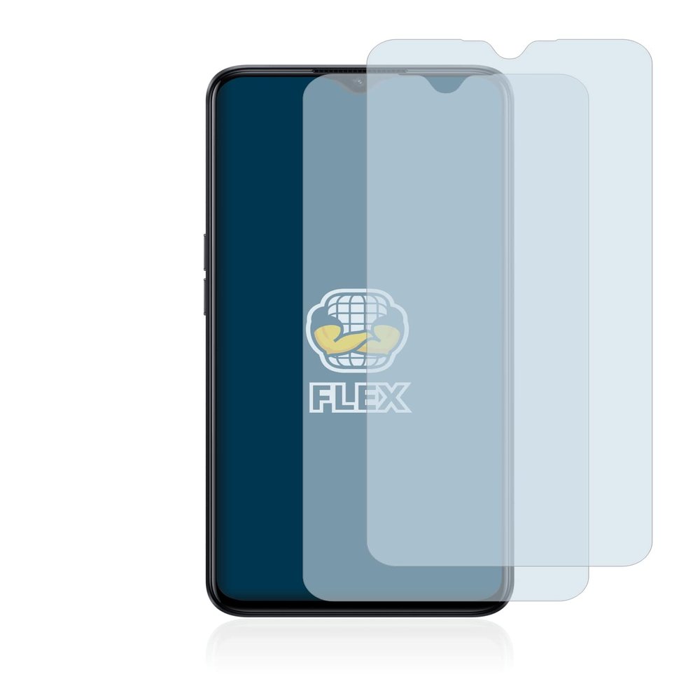 brotect 3D Curved Screen Protector Compatible with Oppo A77 (2022) (2 Pack) - Full Screen Coverage