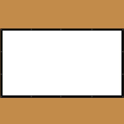 JOJAN 72-250 Inch Anti-Crease Projector Screen Foldable Washable Polyester Projection Screen Portable Outdoor Movie Screen Support Double Sided Projection (Color : 4:3, Size : 200inch)