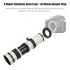 Andoer MF Super Telephoto Camera F Zoom / 8.3-16 420-800mm T2 Mount with Adapter Ring for AF Mount Replacement Universal 1/4 Thread for Alpha-Mount A55 A33 A550 A500 A100 view 3