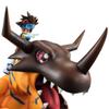 G.E.M. Series Digimon Adventure Greymon & Taichi Yagami(Repeat) view 2