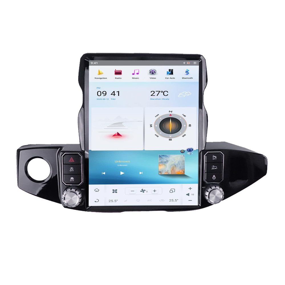 ZWNAV 13 inch Qualcomm Tesla Style Touch Screen Car Stereo for Jeep Wrangler Gladiator 2018 2019 2020 2021 Radio Android Auto Replacement Unit Audio Multimedia Player GPS Navigation