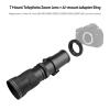 Andoer Camera MF Super Telephoto Zoom Lens F/8.3-16 420-800mm T2 Mount with AI-Mount Adapter Ring Universal 1/4 Thread Replacement for Nikon AI-Mount D50 D90 D5100 D7000 D3 D5100 D3100 D3000 D60 view 3
