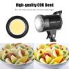 Andoer LM100W Portable LED Photography Fill Light 100W Studio Video Light 5600K Dimmable Bowens Mount Continuous Light with Remote Control for Product Portrait Wedding Photography Live Streaming view 2