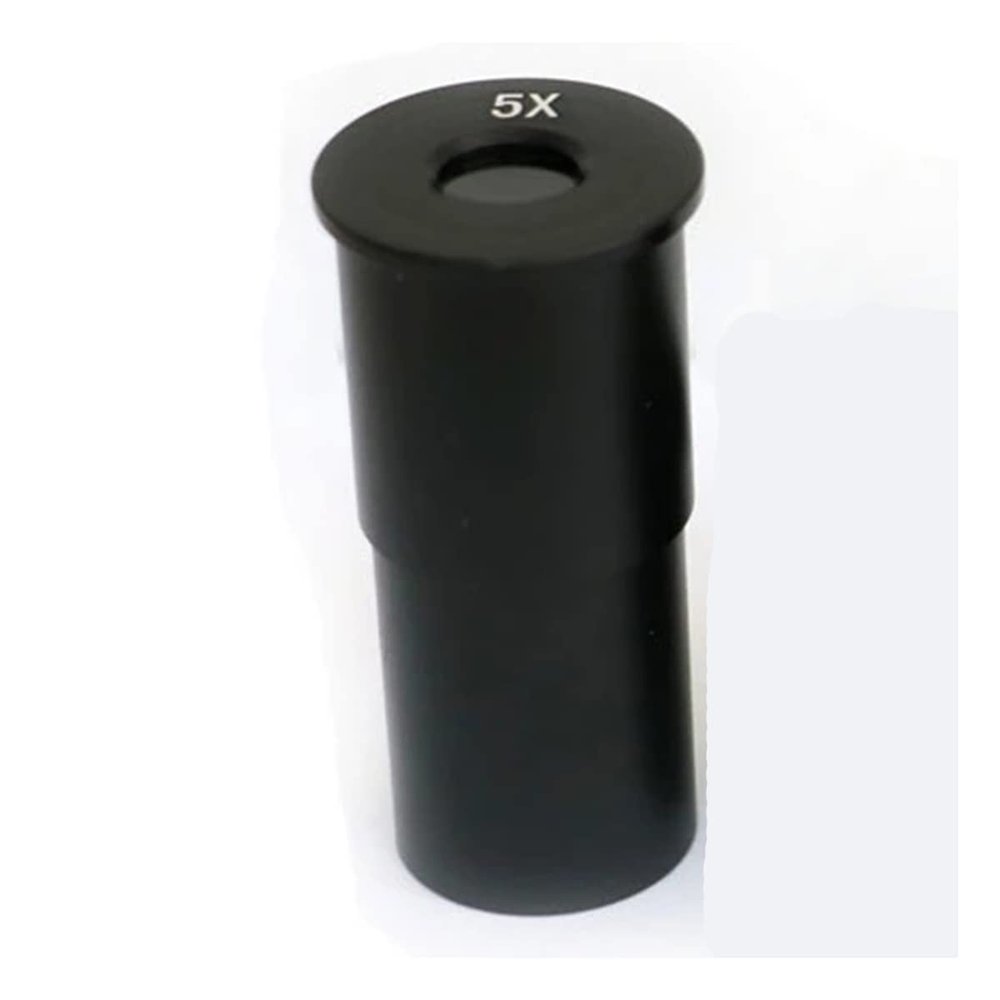Microscope Kit Microscope Eyepiece 5X 10X 12.5X 16X, 1PC 23.2mm Interface Mount Size Microscope Lens Adapters (Color : 1PC 5X)