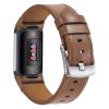 Nigaee Leather Bands Compatible with Fitbit Charge 6/Charge 5,Replacement Genuine Leather Straps for Women Men,Soft Leather Adjustable Watch Band Replacement Wristbands for Fitbit Charge 6/Charge 5 Fitness Tracker view 1