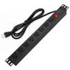 BTU Power Strip Surge Protector Rack-Mount PDU, 8 Right Angle Outlets Wide-Spaced, Heavy Duty 1U Rack Mount PDU Power Strip for Server Racks, 160 Joules, 15A/125V, 6ft Cord view 2