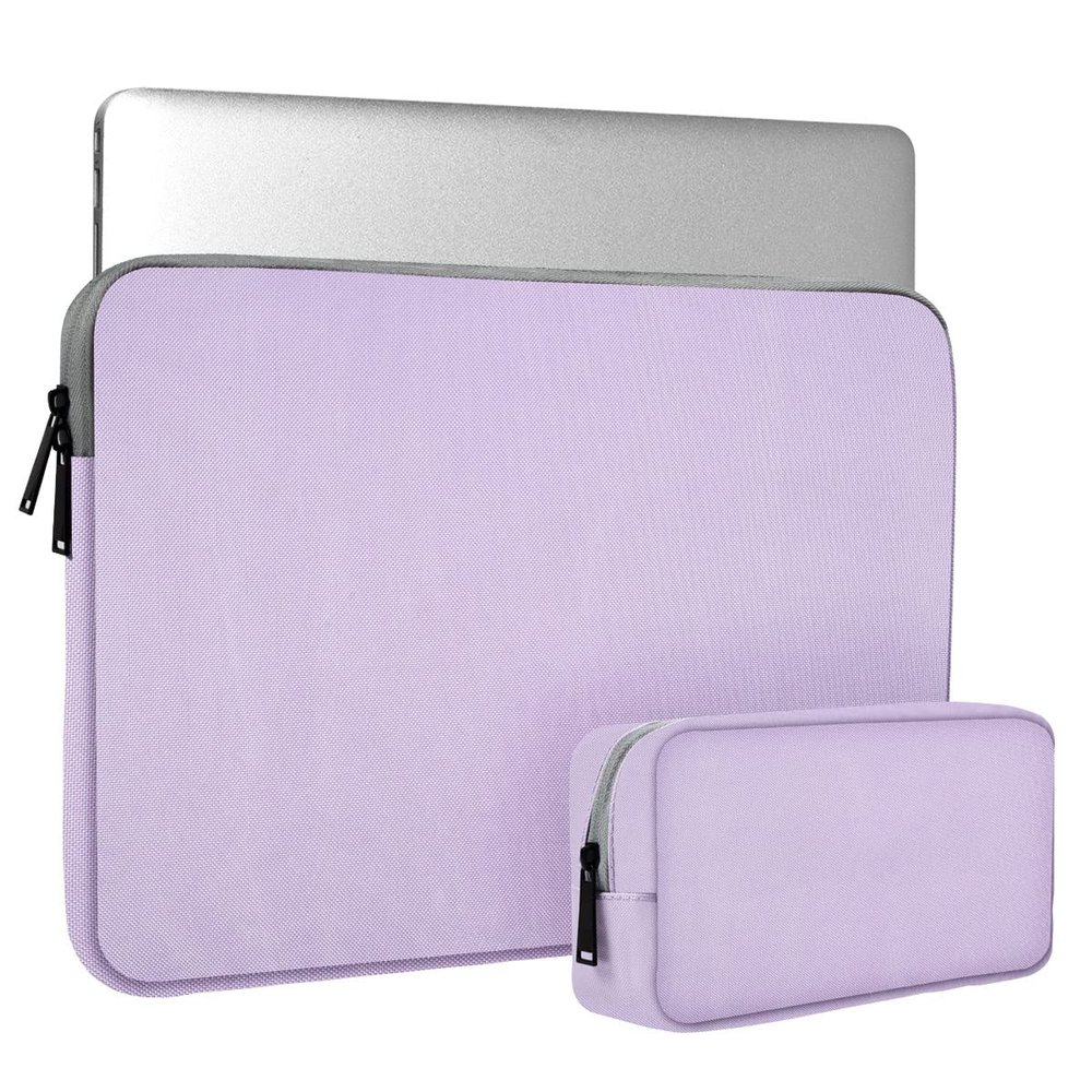 14 inch Laptop Sleeve Case for Lenovo IdeaPad 14/ HP Chromebook 14/ Stream 14/ Dell Inspiron/Acer Spin/ASUS ZenBook 14 Computer Bag, Purple