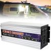 BEZAX 5000W 6000W 8000W Pure Sine Wave Inverter 12V 24V 48V 60V to 220V Car Converter Power Inverter Transformer with LCD Display & 2 AC Outlets for RV Truck Boat Camping,8000w-48Vto220V view 1