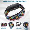 Aroloxta Elastic Nylon Fabric Charge 6 Bands Compatible with Charge 5 Watch Band for Women, Soft Stretchy Adjustable Stretch Sport Replacement Wristbands for Charge 5/6 Strap Men Women view 3