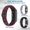 Aroloxta Elastic Nylon Fabric Charge 6 Bands Compatible with Charge 5 Watch Band for Women, Soft Stretchy Adjustable Stretch Sport Replacement Wristbands for Charge 5/6 Strap Men Women view 2
