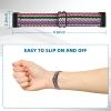 Aroloxta Elastic Nylon Fabric Charge 6 Bands Compatible with Charge 5 Watch Band for Women, Soft Stretchy Adjustable Stretch Sport Replacement Wristbands for Charge 5/6 Strap Men Women view 4