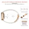 Wearlizer Resin Band Compatible with Fitbit Sense Bands/Versa 3 Bands/Sense 2 Bands/Versa 4 Bands for Women Men, Cute Fashion Lightweight Wristband Strap Accessories for Versa 3/4/Sense 2 view 3