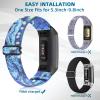 Aroloxta Elastic Nylon Fabric Charge 6 Bands Compatible with Charge 5 Watch Band for Women, Soft Stretchy Adjustable Stretch Sport Replacement Wristbands for Charge 5/6 Strap Men Women view 2