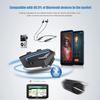FreedConn FX 10 Riders Motorcycle Bluetooth Headset with Music Sharing, Helmet Bluetooth Intercom with Noise Cancellation/FM Radio/IP67/Ultra-Thin Body, Universal Communication Systems for Motorbike view 3