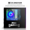 TechMagnet RGB Desktop Computer PC - Core i5, 16GB ARGB RAM, 256GB SSD, GT-1030, 24 inch Curved Monitor with RGB Keyboard with AI-Enabled Copilot Key, Mouse and RGB Headphone, Windows 11 (Renewed) view 2