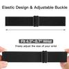 Bolesi 3 Pack Compatible with Garmin Fenix 5 Bands 22mm Stretch Nylon Watch Band Adjustable Sport Straps for Garmin Fenix 5 Plus/Forerunner 935/Forerunner 945/Quatix 5 Smartwatch for Men Women view 4