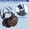 lotorasia Wired Over Ear Headphones, Studio Headset Music Recording 50mm Drivers 3.5mm/6.35mm Audio Jack for Guitar amp Recording and Music AudiophileNon Solid Wood view 3
