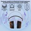 lotorasia Wired Over Ear Headphones, Studio Headset Music Recording 50mm Drivers 3.5mm/6.35mm Audio Jack for Guitar amp Recording and Music AudiophileNon Solid Wood view 4