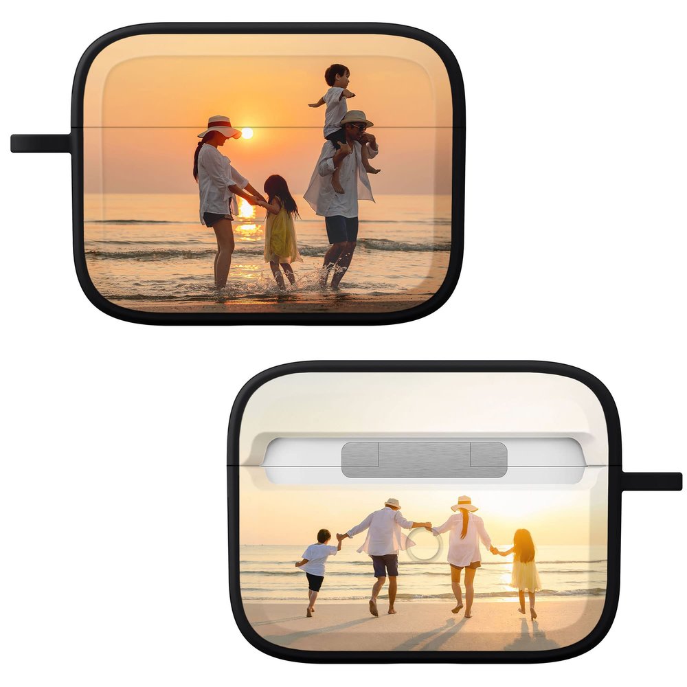 AFFINITY BANDS Custom Two Image HDX Case Cover Compatible with Apple AirPods Pro (Pink)