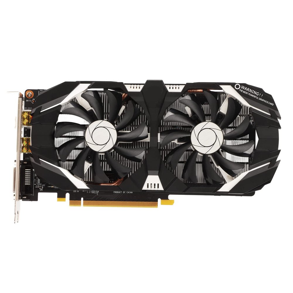 1060 6/5/3GB GDDR5 192bit Twin Fans Gaming Graphics Cards, 8008MHz 4K HDR Video Graphics Card GP 106 Memory Frequency Computer Graphics Card Compatible with for 1060 GAMING, 06G P4