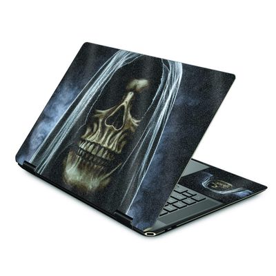 MightySkins Glossy Glitter Skin Compatible with HP Spectre X360 16" (2022) - Reaper Skull | Protective, Durable High-Gloss Glitter Finish | Easy to Apply, Remove, and Change Styles | Made in The USA