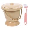 1pc Portable Urine Pot Durable Household Spittoon Dust Potty for Adults and Elderly Nighttime Urination Device view 1