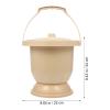 1pc Portable Urine Pot Durable Household Spittoon Dust Potty for Adults and Elderly Nighttime Urination Device view 4