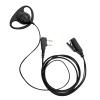2 Pin D-Shape Earpiece Headset MIC PTT Mic Earpiece Earphone for Baofeng for Kenwood Ear Hook view 1