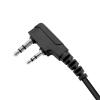 2 Pin D-Shape Earpiece Headset MIC PTT Mic Earpiece Earphone for Baofeng for Kenwood Ear Hook view 3