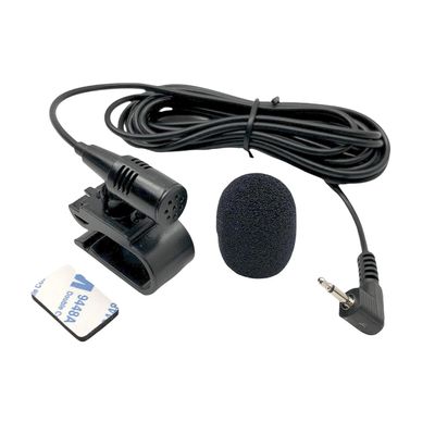Clip-On 2.5mm Dash Microphone Compatible with Pioneer AVH Car Stereo Receiver AVH-110BT AVH-1500NEX AVH-X2500BT AVH-Z5150BT AVH-P4400BH AVH-521EX AVH-P8400BH  Plug-and-Play Mic with 9FT Cable