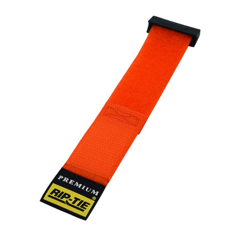 RIP-TIE 1 x 14.5 Rip-Lock CableWrap Cable Tie Perfect for Heavy Duty Cables 1 Pack Orange