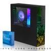 TechMagnet RGB Desktop Computer PC - Intel Core i5, 16GB ARGB RAM, 256GB SSD, 24 inch Curved Monitor with AI-Enabled RGB Keyboard Mouse and RGB Soundbar Windows 11 (Renewed) view 2
