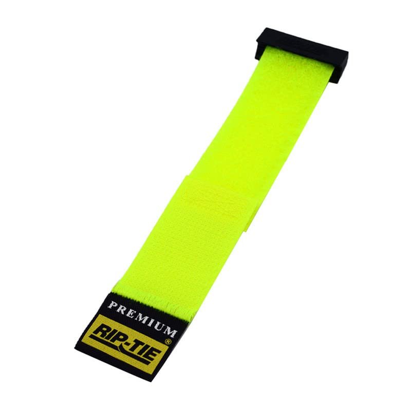 RIP-TIE 1 x 21.5 Rip-Lock CableWrap Cable Tie Perfect for Heavy Duty Cables 1 Pack Neon Yellow