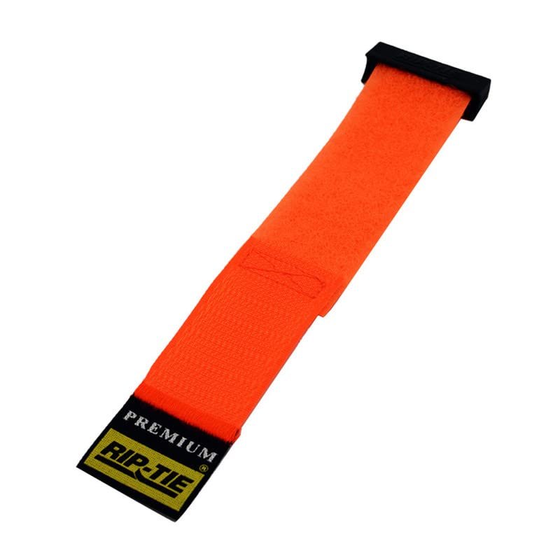 RIP-TIE 1 x 21.5 Rip-Lock CableWrap Cable Tie Perfect for Heavy Duty Cables 1 Pack Neon Orange