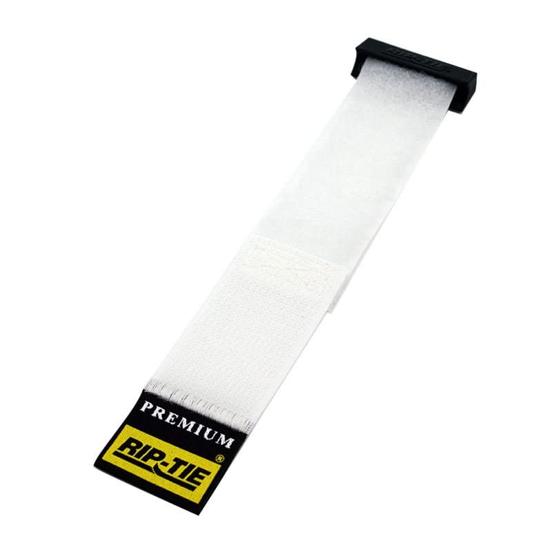 RIP-TIE 1 x 21.5 Rip-Lock CableWrap Cable Tie Perfect for Heavy Duty Cables 3 Pack White