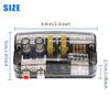 ihreesy Converter Audio Signal Adapter,High Frequency to Low Frequency Speaker Level Converter Car Audio Converter Stereo High to Low Impedance Converter Adapter view 4