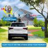 HTZSAFE 1/2 Mile Long Range Solar Driveway Alarm - Outdoor Weatherproof Wireless Motion Sensor&Detector- Portable Receiver Has Long Last Backup Battery - DIY Security System- 1 Receiver + 3 Sensors view 3