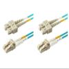 SpeedyFiberTX - 2-Pack 30 Meter Multimode OM3 Duplex SC to LC Fiber Patch Cable, Corning OM3 ClearCurve 50/125 Optical Fiber, Fire Retardant Plenum Cable Jacket view 1