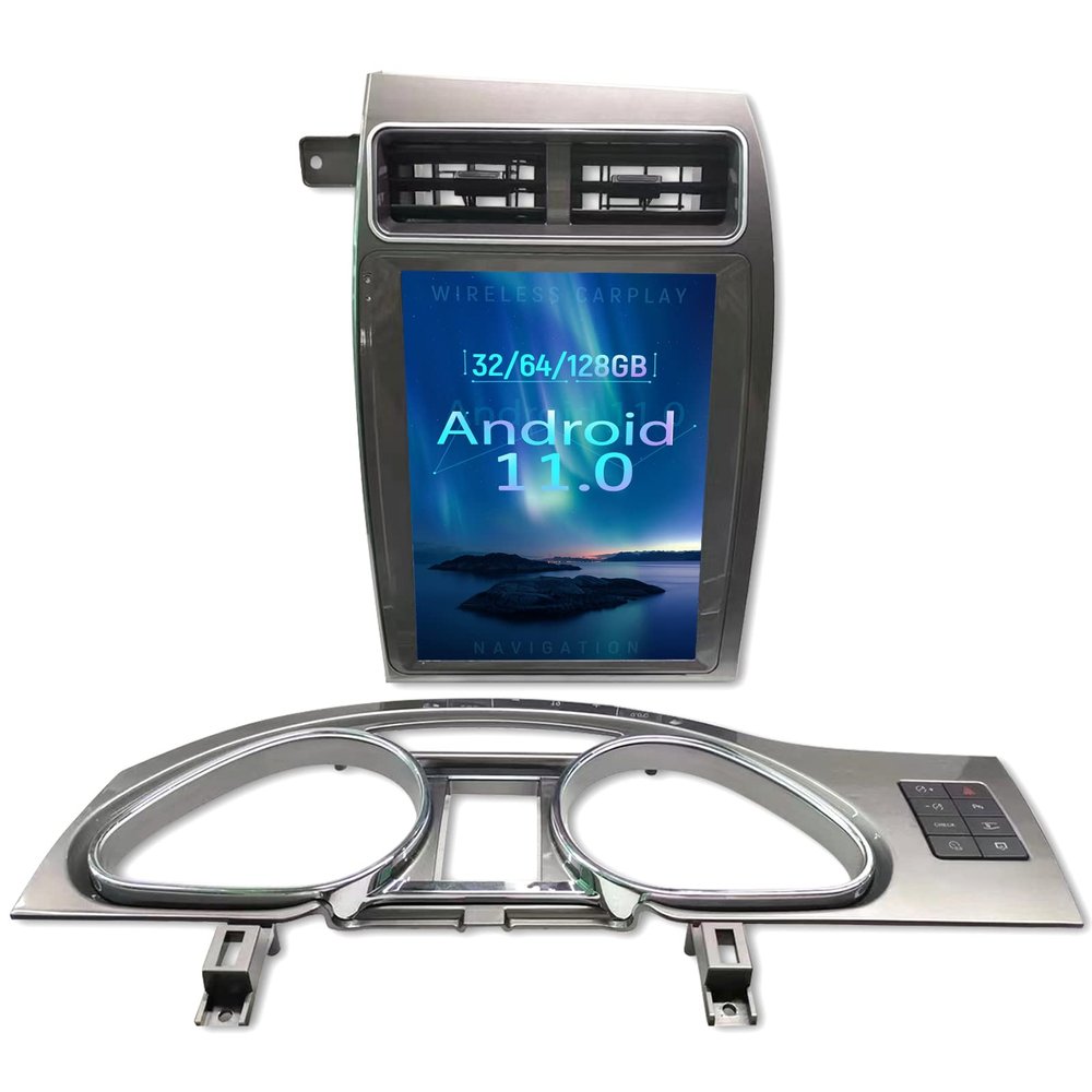 ZWNAV Android 11 Tesla Car Stereo for Audi Q7 2005-2009,64GB ROM IPS Touch Screen, Car GPS Navigation Head Unit, Bluetooth