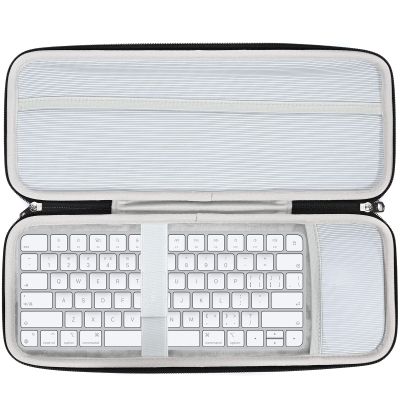 RAIACE Hard Storage Case Compatible with Apple Magic Keyboard Numeric Keypad + Apple Magic Mouse. (Case Only) - Grey