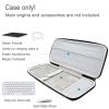 RAIACE Hard Storage Case Compatible with Apple Magic Keyboard Numeric Keypad + Apple Magic Mouse. (Case Only) - Grey view 2