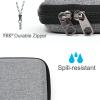 RAIACE Hard Storage Case Compatible with Apple Magic Keyboard Numeric Keypad + Apple Magic Mouse. (Case Only) - Grey view 4