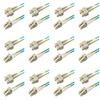 SpeedyFiberTX - 12-Pack 55 Meter Multimode OM3 Duplex SC to LC Fiber Patch Cable, Corning OM3 ClearCurve 50/125 Optical Fiber, Fire Retardant Plenum Cable Jacket view 1