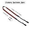 CHGCRAFT 2 Colors Camera Strap Camera Neck Strap Adjustable Universal Cloth Polyester Flat Camera Shoulder Strap Lightweight Woven Camera Strap for All DSLR Cameras, 1511x21mm view 2