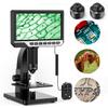 Hoiaost  2000x Dual Lens Digital Microscope 7 Inch Hd IPS Large Screen Multiple Len Support Computer Viewing Led USB Magnifier view 1
