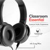 Eduvy Bulk Headphones for Classroom, 12 Pack Durable Wired School Headphones for Students. Teacher Must Haves Supplies from Elementary to College (Mixed Color) view 3