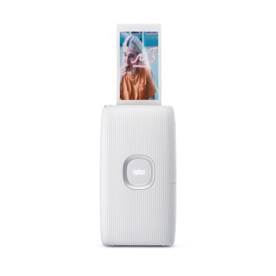 Fujifilm Instax Mini Link 2 Smartphone Photo Printer, Wireless, Portable, and Lightweight Instant Film Printer, Bluetooth, Compatible on iPhone IOS or Android Devices - Clay White (Renewed)