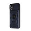 for Apple iPhone 14 PRO MAX 6.7" Elite Camera Push Magnetic Ring Stand Hybrid Case Cover - Blue view 4